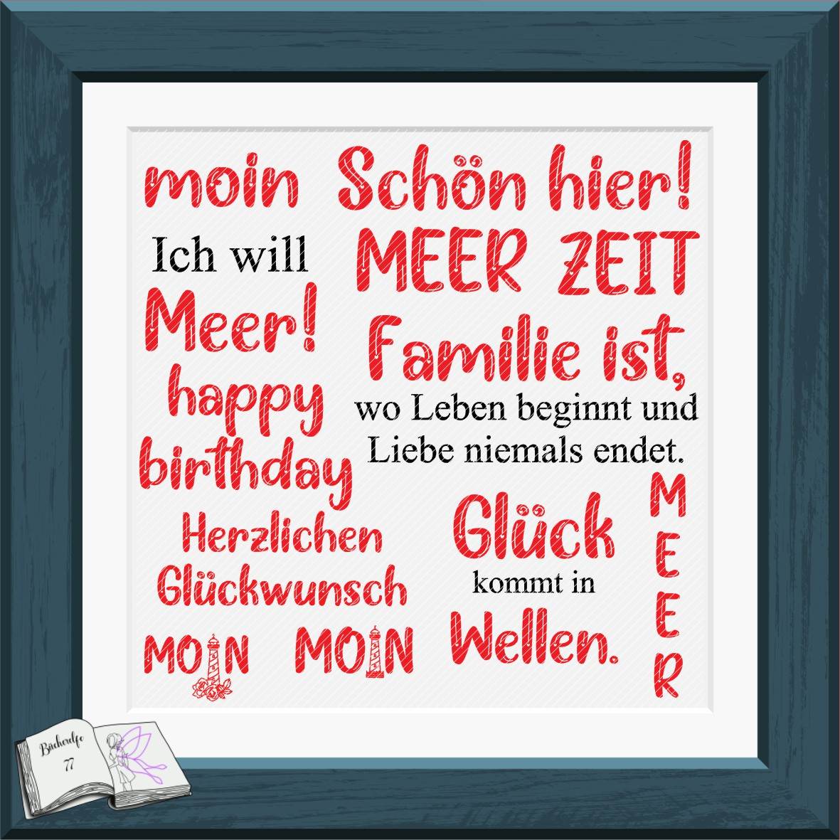 Digiset Rosen Leuchtturm Plotterdatei, Sublimation, Digistamp, Digipaper ! - Sewando