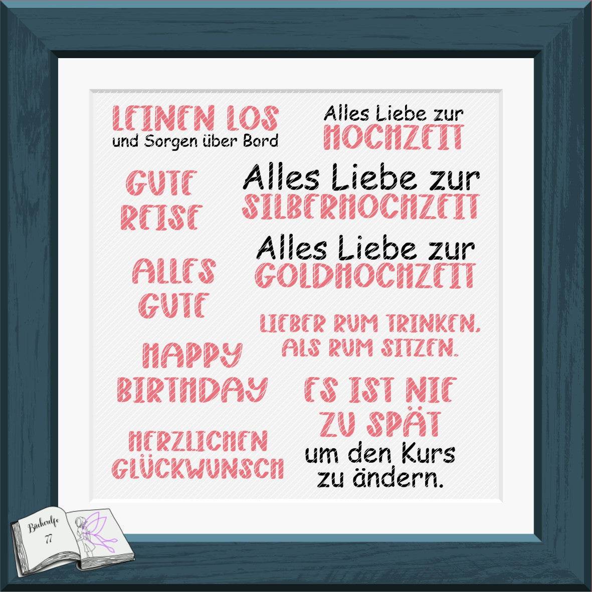 Digiset Flowerboat, Digistamp, Digipaper, Plotterdatei, Sublimation, Druck - Sewando