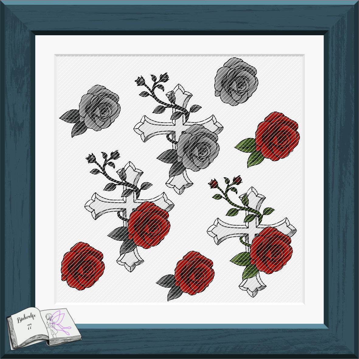 Plotterdatei Trauer Plotten, Sublimation, Digistamp, Digipaper, - Sewando