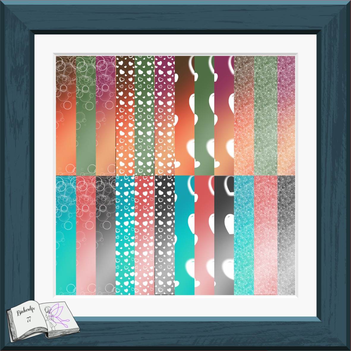 Digiset Herzteddy, Plotten, Sublimation, Drucken, Digistamp - Sewando