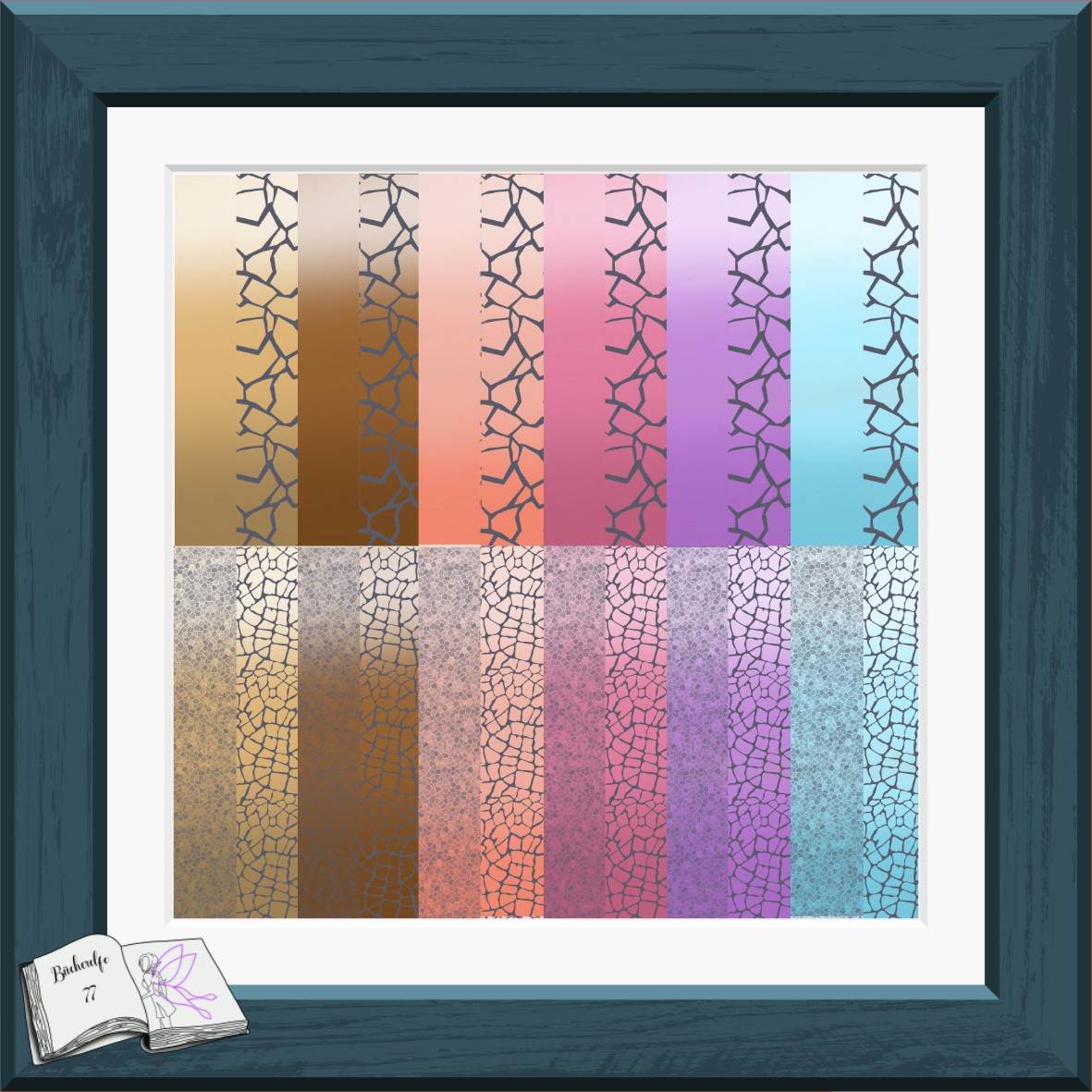 Digiset Giraffe Geraldine Plotterdatei, Sublimation, Digistamp, Digipaper - Sewando