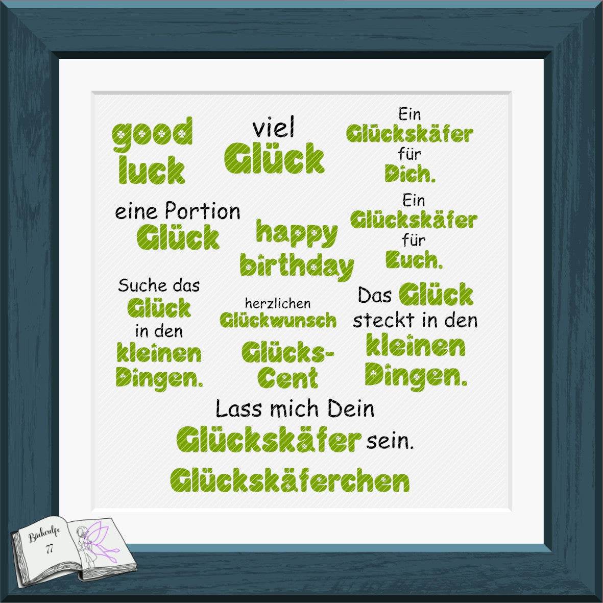 Digiset Marienkäfer Sublimation, Digistamp, Digipaper - Sewando
