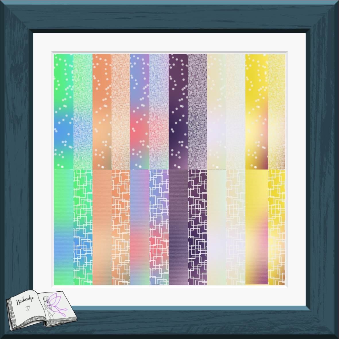 Digiset Strahlen Mandala, Plotterdatei, Sublimation, Digistamp, Digipaper - Sewando