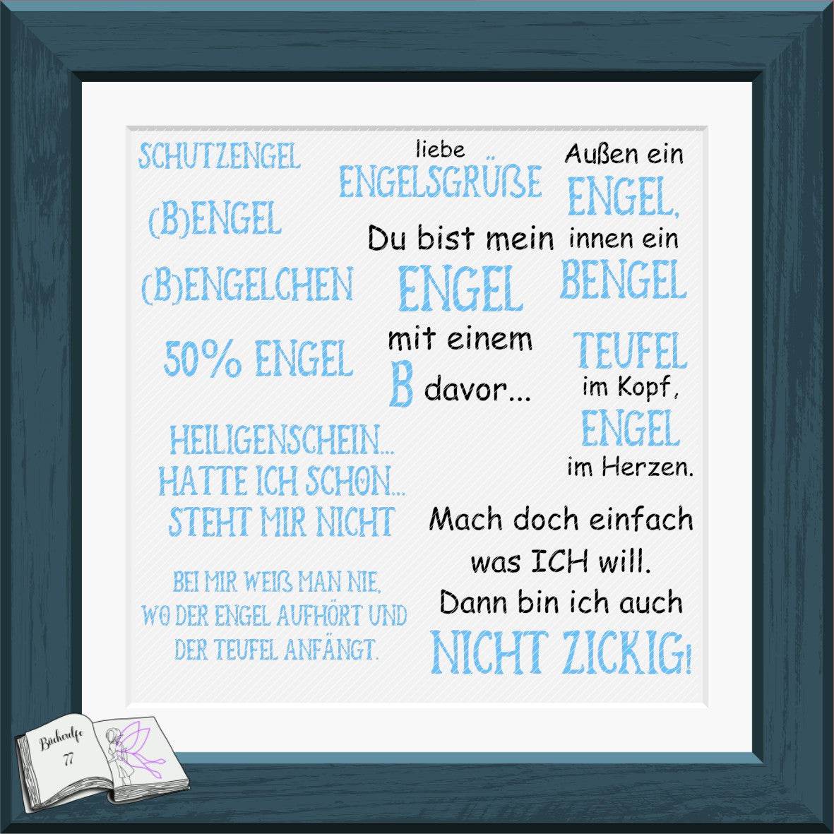 Digiset (B)Engel, Digistamp, Digipaper, Plotterdatei, Sublimation, Druck - Sewando