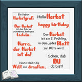 Digiset Hallo Herbst Plotten, Sublimation, Drucken - Sewando