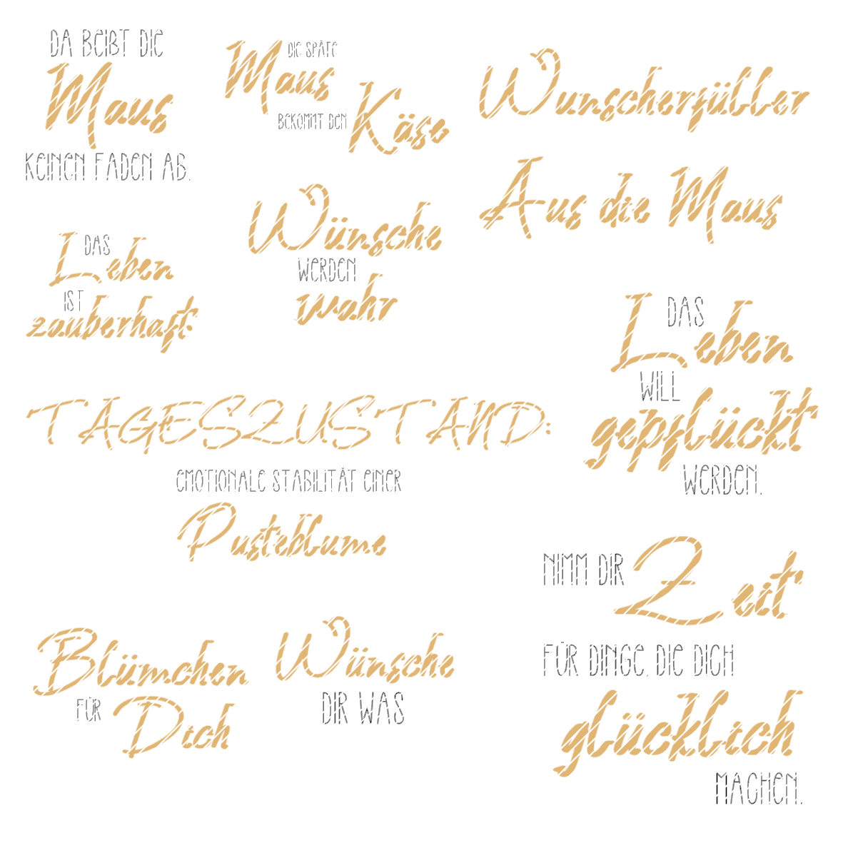 Digiset Mausi Pusteblume Plotten, Sublimation, Drucken - Sewando