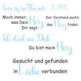 Digiset Herzen mit Blumen Plotten, Sublimation, Drucken - Sewando