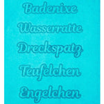 Stickdatei Set Embossed Schriftzüge für Handtücher - Sewando