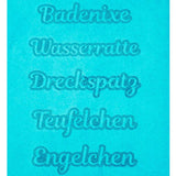 Stickdatei Set Embossed Schriftzüge für Handtücher - Sewando