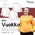 Schnittmuster Shirt Vuokko - Größen 32 - 60 - Sewando