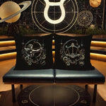 Set 12 Sternzeichen - realistisch - FÜR DUNKLE STOFFE - Sewando