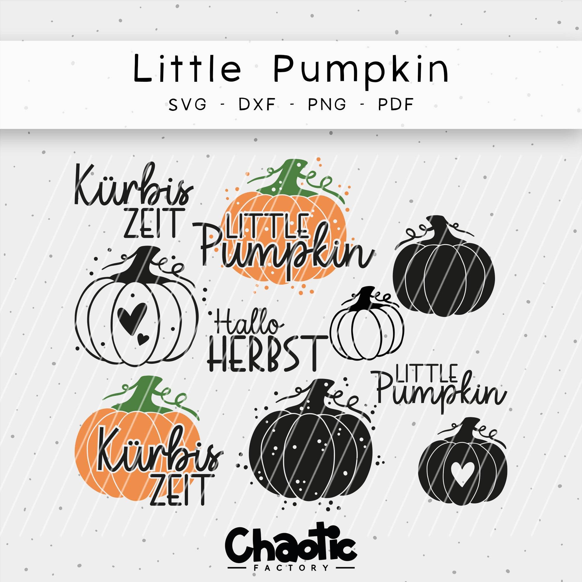 Plotterdatei Little Pumpkin Kürbis - Sewando