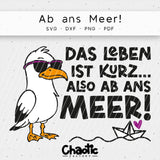 Plotterdatei Ab ans Meer! - Sewando