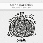 Plotterdatei Mandalakürbis - Sewando