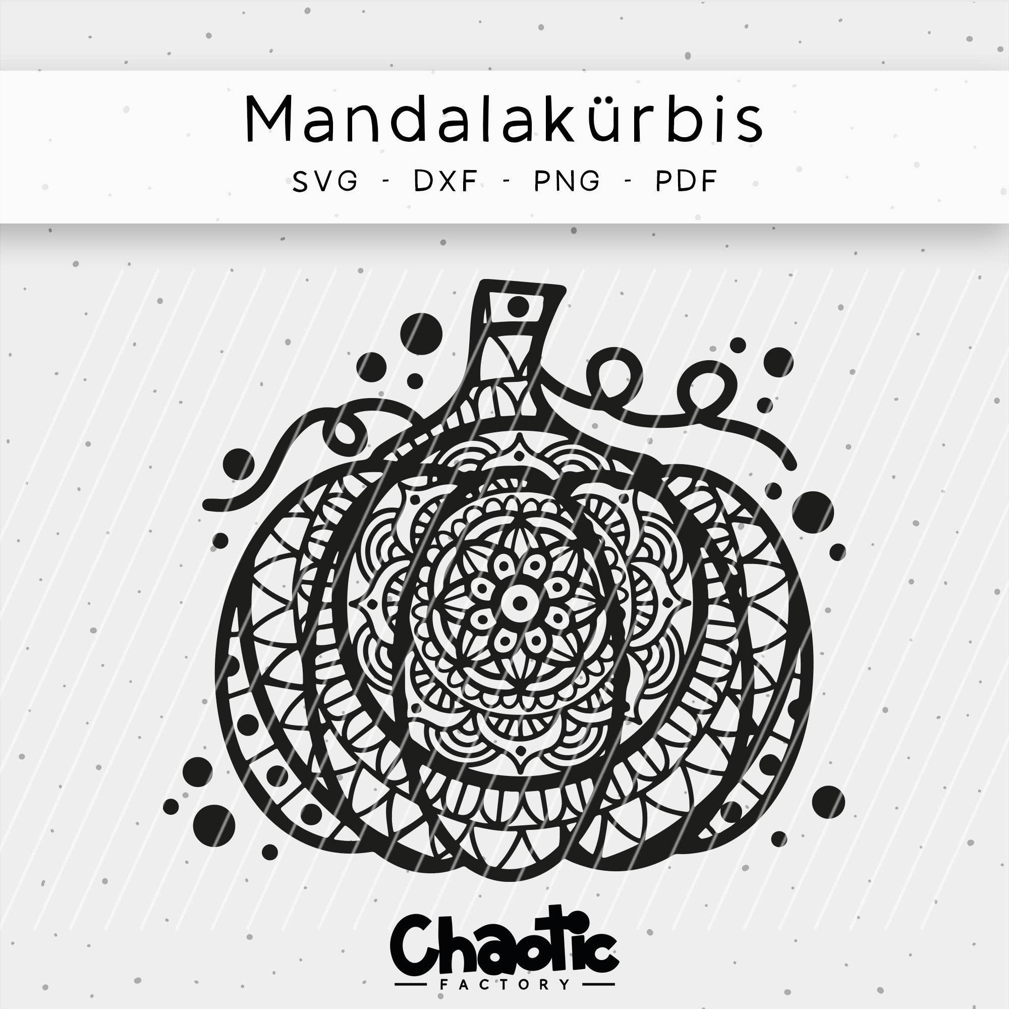 Plotterdatei Mandalakürbis - Sewando