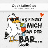 Plotterdatei Cocktailmöwe - Sewando