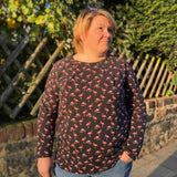 Schnittmuster Damenshirt Hiekka Raglan - Größen 32 - 60 - Sewando