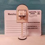 Laserdatei Wichtel Box Haus Basteln - Sewando