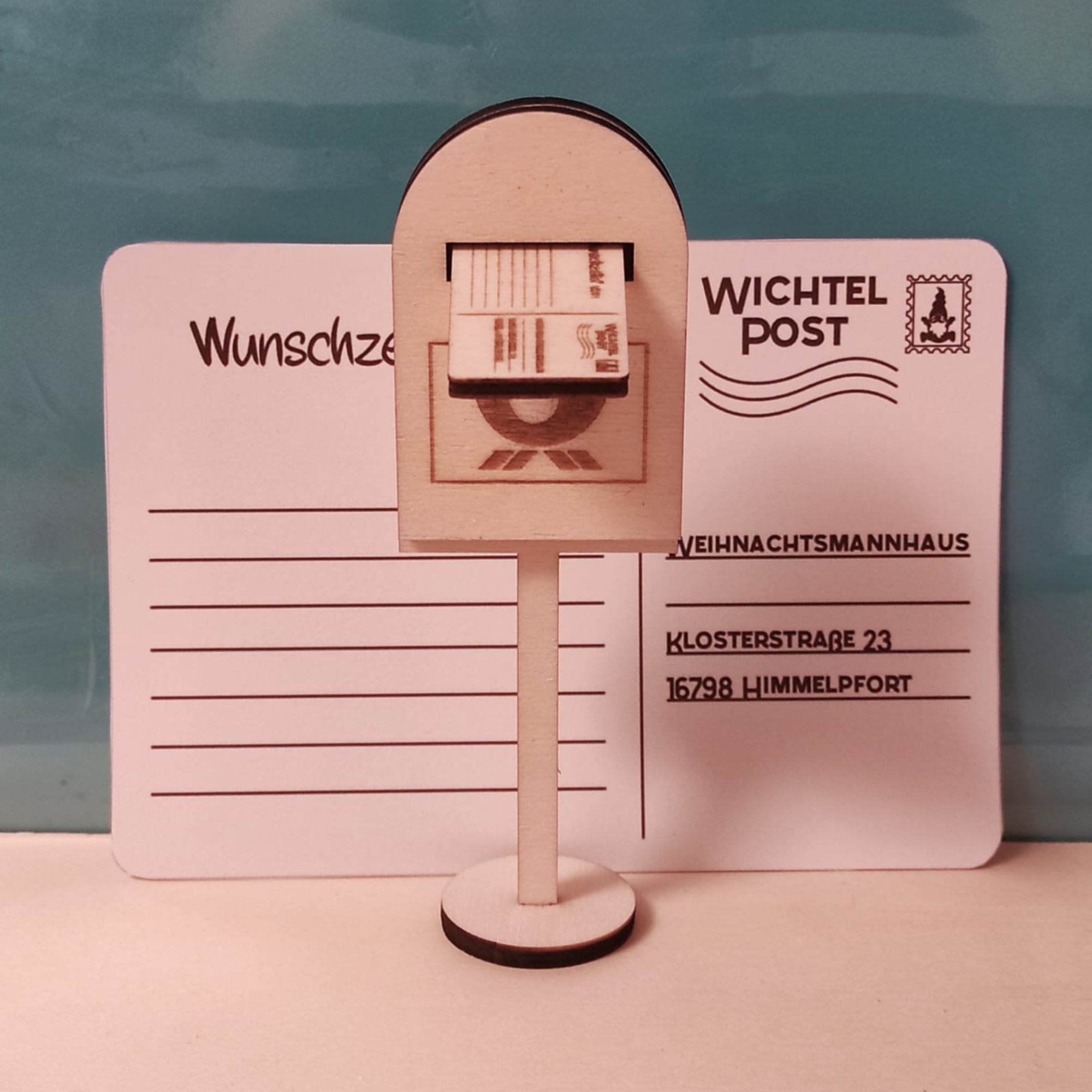 Laserdatei Wichtel Box Haus Basteln - Sewando