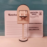 Laserdatei Wichtel Box Haus Basteln - Sewando