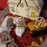 Laserdatei Wichtel Box Haus Basteln - Sewando