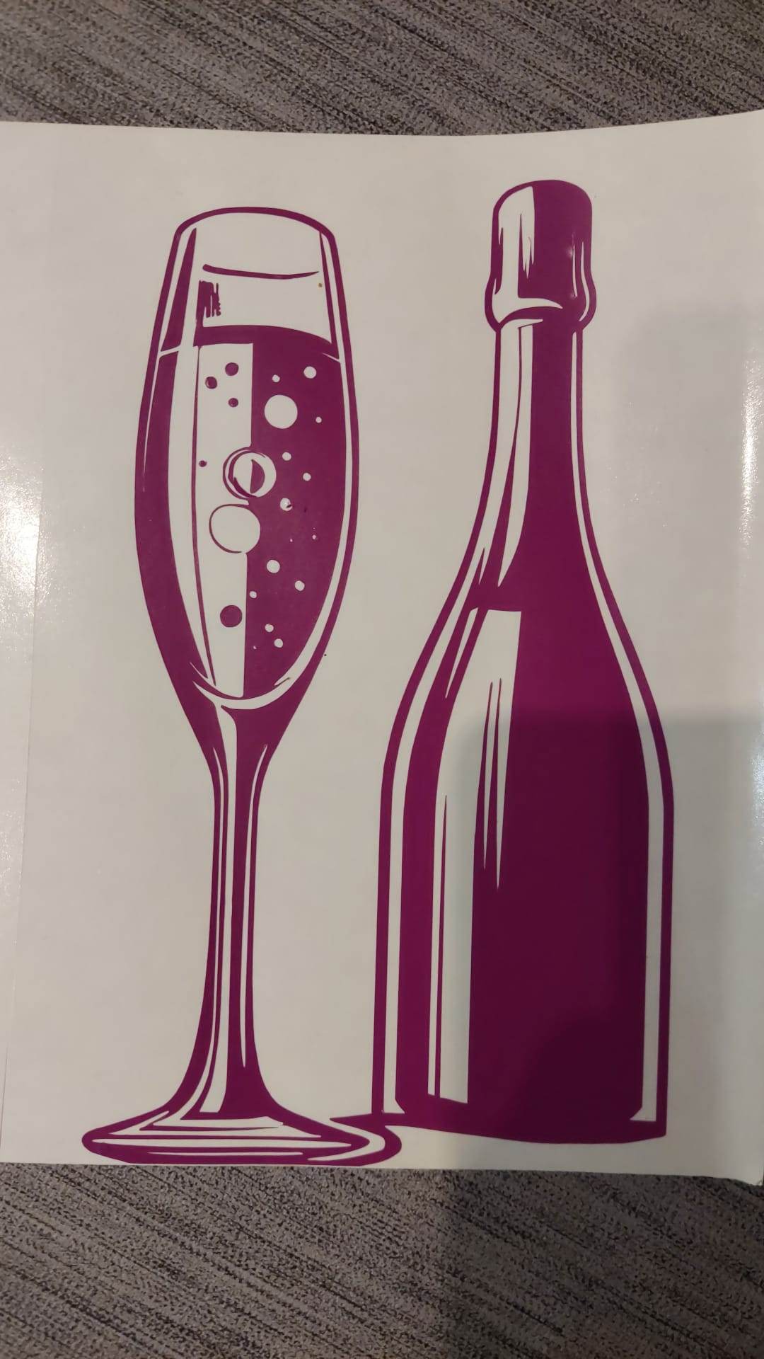 Plotterdatei Sekt Plotten, Sublimation, Drucken, Digistamp, - Sewando