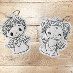 Stickdatei Engel Schlüsselanhänger Set 2518 - Sewando