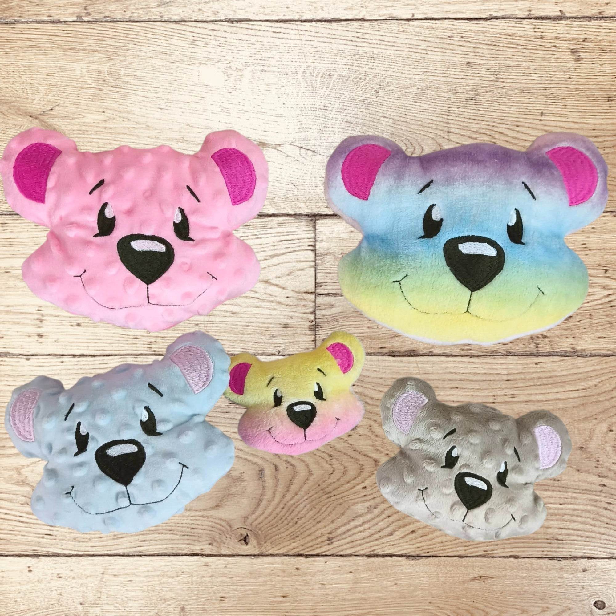 Stickdatei Teddy Bär Kuscheltier Set 2560 in 5 Größen - Sewando