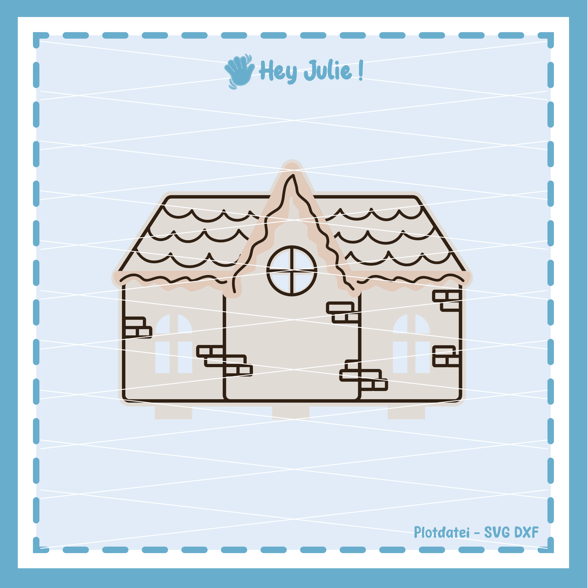 Laserdatei Wichtel Box Haus Basteln - Sewando