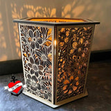 *3 & 4 mm Windlicht* Laserdatei - Sewando