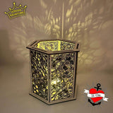 *3 & 4 mm Windlicht* Laserdatei - Sewando