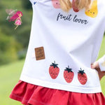 Schnittmuster Volantshirt Malili Beamerversion Gr. 74 bis 152 - Sewando