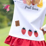 Schnittmuster Volantshirt Malili Beamerversion Gr. 74 bis 152 - Sewando