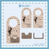 Plotter- und Laserdatei Zahnfee Türhänger - Sewando