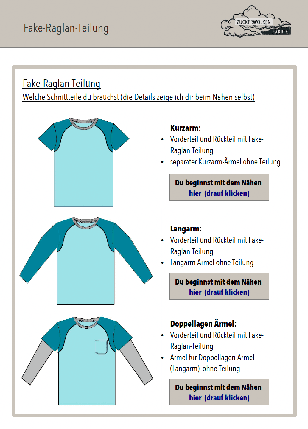 2er Set Zauberlehrling Basic reloaded, für 69cm-140cm Körpergröße - Sewando