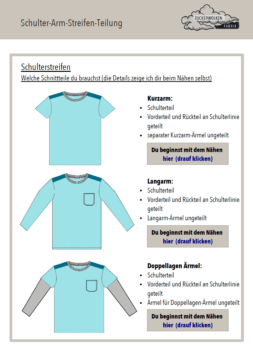 2er Set Zauberlehrling Basic reloaded, für 69cm-140cm Körpergröße - Sewando