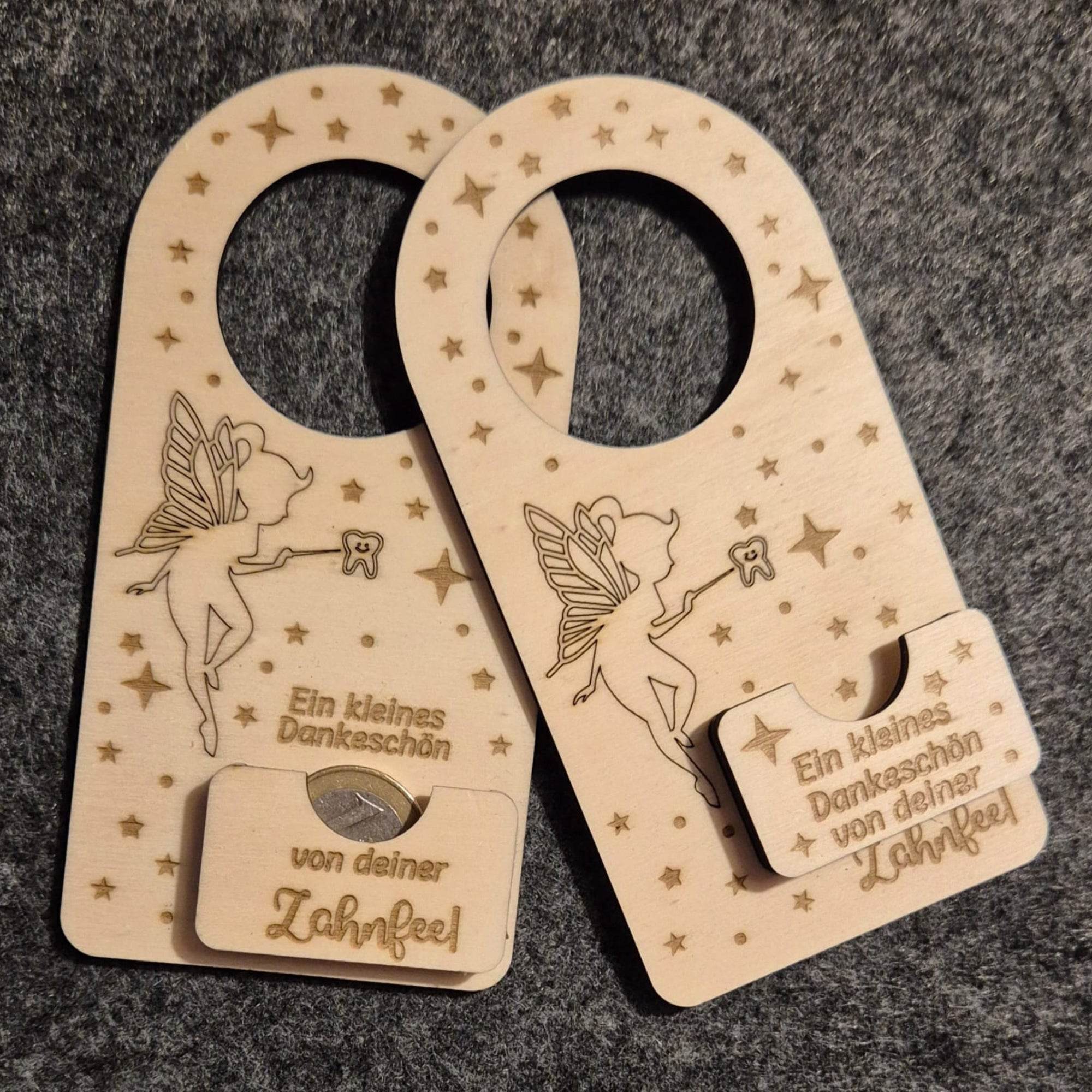 Plotter- und Laserdatei Zahnfee Türhänger - Sewando