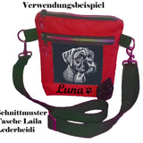 Stickdatei Boxer "Cassius" - realistisch - FÜR DUNKLE STOFFE