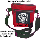 Stickdatei Rottweiler "Anouk" - realistisch FÜR DUNKLE STOFFE