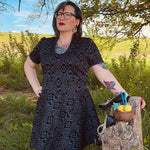 Tellerrockkleid + Shirt mit Stehkragen & Tropfenausschnitt | Schnittmuster + Anleitung | Gr. 32-58 | Anfänger | deutsch - Sewando