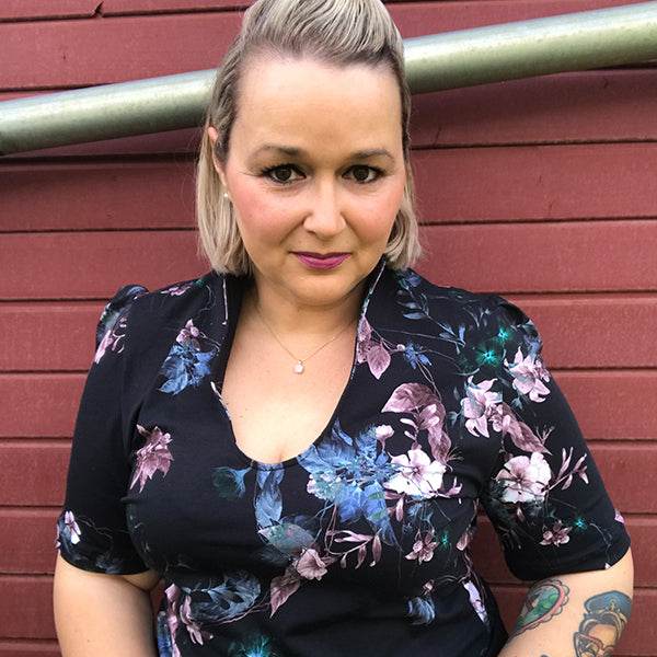 Tellerrockkleid + Shirt mit Stehkragen & Tropfenausschnitt | Schnittmuster + Anleitung | Gr. 32-58 | Anfänger | deutsch - Sewando