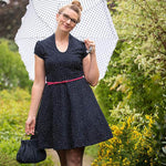 Tellerrockkleid + Shirt mit Stehkragen & Tropfenausschnitt | Schnittmuster + Anleitung | Gr. 32-58 | Anfänger | deutsch - Sewando