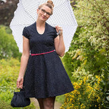 Tellerrockkleid + Shirt mit Stehkragen & Tropfenausschnitt | Schnittmuster + Anleitung | Gr. 32-58 | Anfänger | deutsch - Sewando
