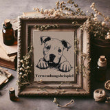 American Staffordshire Terrier "Bax" - realistisch - FÜR HELLE STOFFE