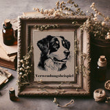 Stickdatei Appenzeller Sennenhund "Wally" - realistisch - FÜR HELLE STOFFE