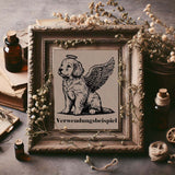 Stickdatei Golden Retriever Engel "Noah" - realistisch - FÜR HELLE STOFFE