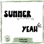 Plotterdatei 2er Set – „Summer Feeling“ & „Yeah“ - Sewando