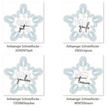 Stickdatei - Schneeflocken - Sewando