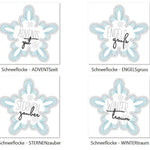 Stickdatei - Schneeflocken - Sewando