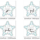 Stickdatei - Schneeflocken - Sewando